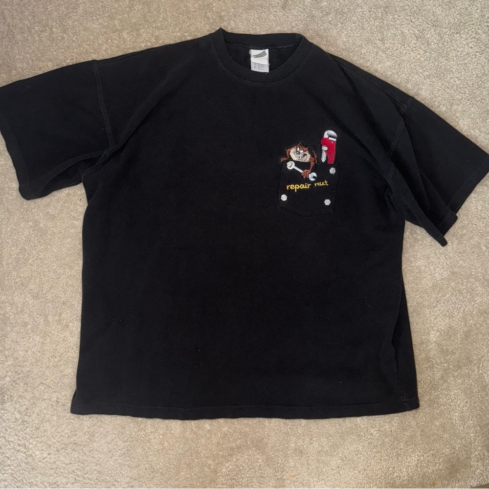 Vintage Tasmanian devil embroidered xl t shirt